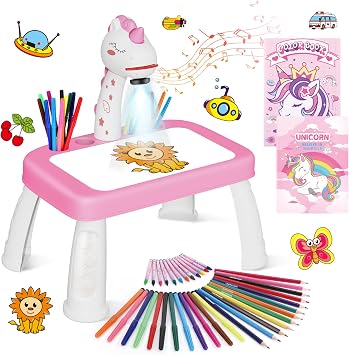 Hoarosall Drawing Projector for Kids for 3+ Year Old Girls