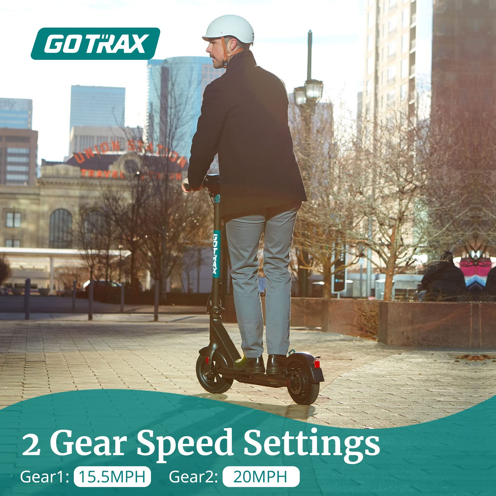 Buy Gotrax GMAX Electric Scooter, 10" Pneumatic Tire, Max 42 Mile & 20Mph by 350W Motor, Double