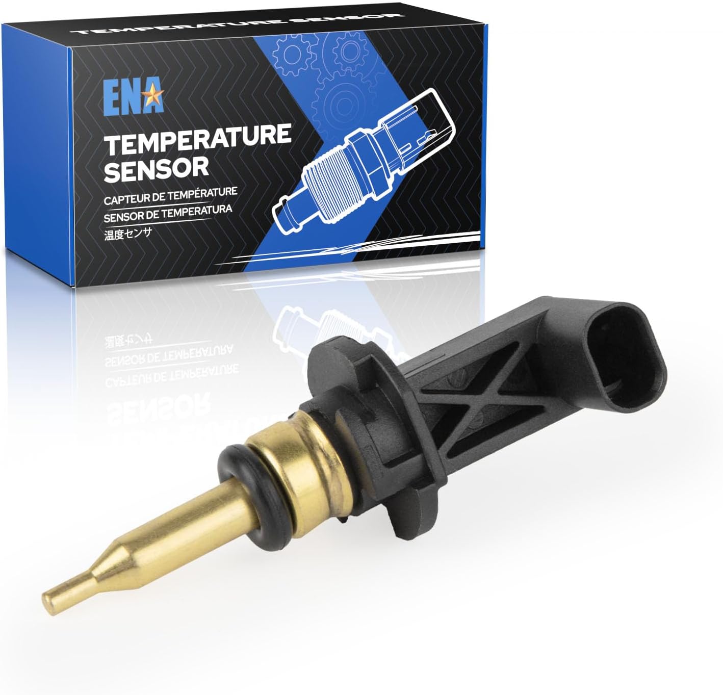 ENA Engine Coolant Temperature Sensor Compatible with Jeep Ram Dodge Chrysler Grand Cherokee Wrangler Gladiator 1500 Durango Pacifica Voyager 3.6L V6 2017 2018 2019 2020 2021 Replaces TX261