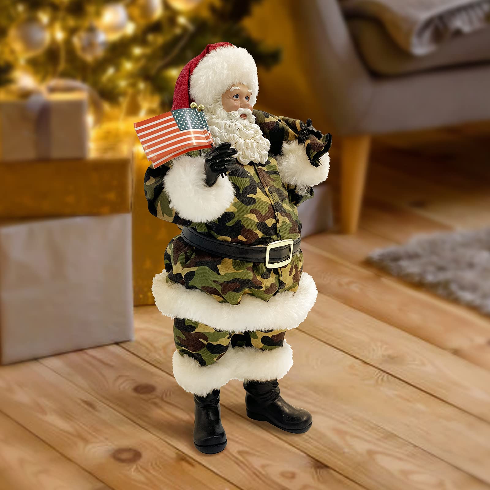 Amazon.com: ShineNS 11-Inch Camouflage Santa Claus Wearing