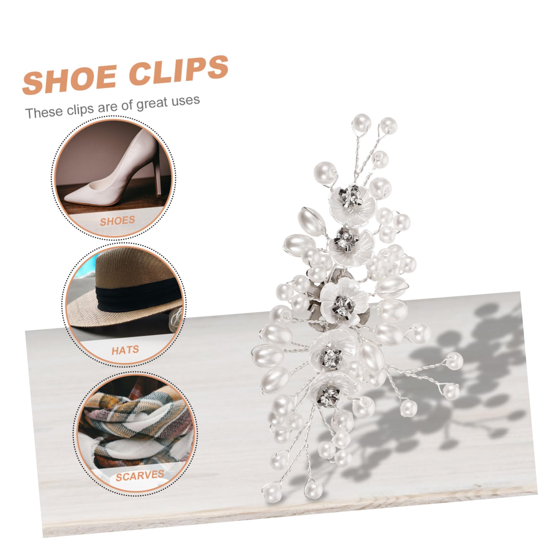 minkissy Clip per Scarpe Sposa con Design Artificiali e Accessori Decorativi per Matrimonio e Speciali Confezione