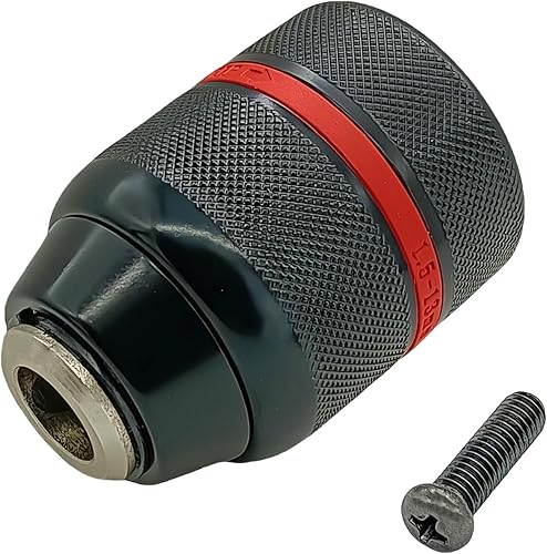 Miniatura 2 de Portabrocas de 0.079-0.512 in sin llave, herramienta de conversión de portabrocas manual de 12-20Unf, reemplazo para Dewalt Makita Bosch Hitachi