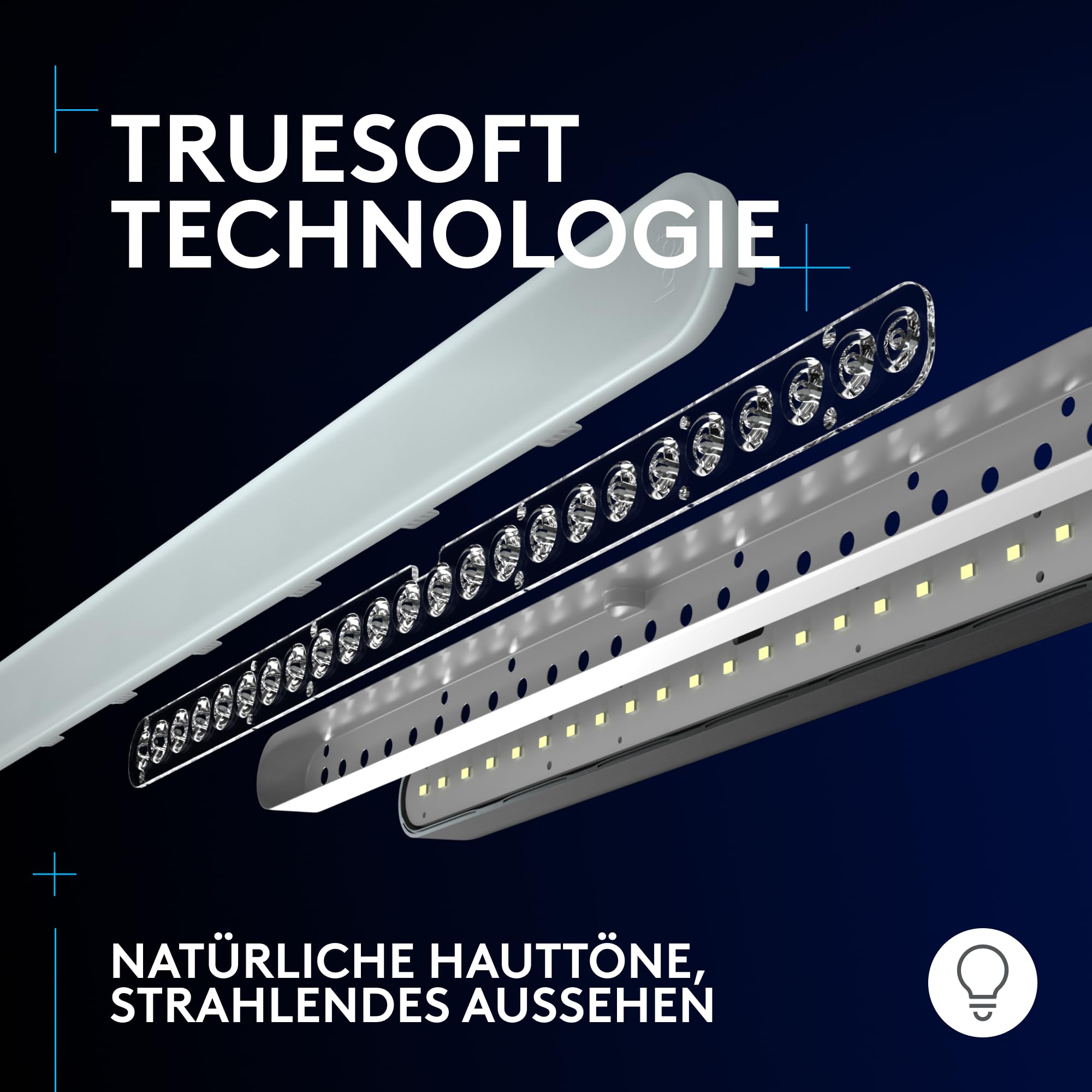 Logitech G Litra Beam LX doppelseitiges Premium-RGB-LED-Streaming-Hauptlicht mit TrueSoft, für Streaming und Broadcasting, LIGHTSYNC, Bluetooth, USB, PC/Mac – Grafit