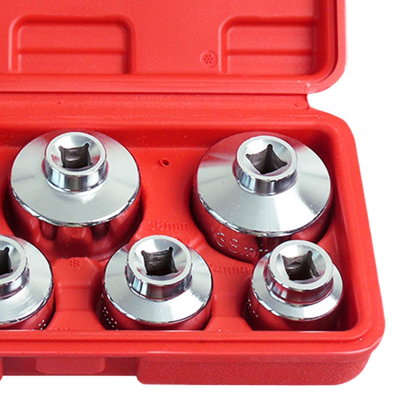 Ölfilter-Schlüsselwerkzeug, 9,5 mm Antrieb, universell, intensiv | Ölfilterhülsen für Auto, LKW, SUV, Wohnmobil, Motorrad, Mechaniker