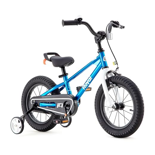 RoyalBaby Kids Bike Boys Girls Freestyle Bicycle 12 14 16 inch with Training Wheels,16 18 20 inch with Kickstand Child's Bike Blue Red Orange Green Pink White Fuchsia