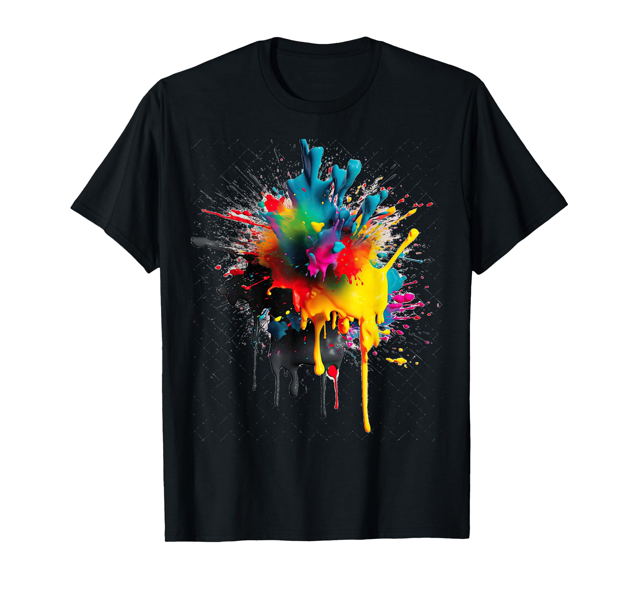 Splash Art Splatter Colourful T-Shirt