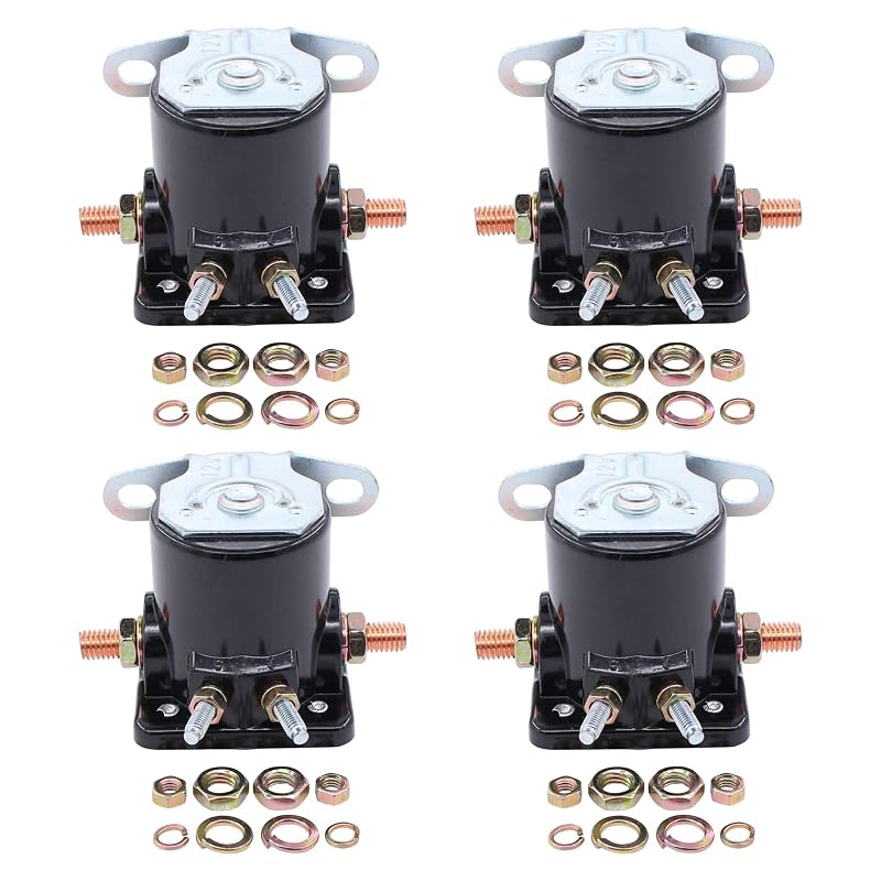 Relé solenoide 12 V para guincho ApplianPar Early Warn XD9000, XD9000i e 9.5ti – Kit com 4 unidades