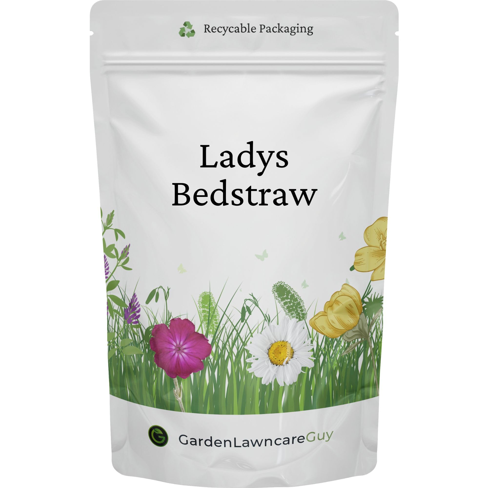 Lady’s Bedstraw Seeds 20g Pack - UK Native Wildflower Ideal for Meadows, Borders and Naturalistic Lawns and Pollinators - Galium verum - Covers 10m²