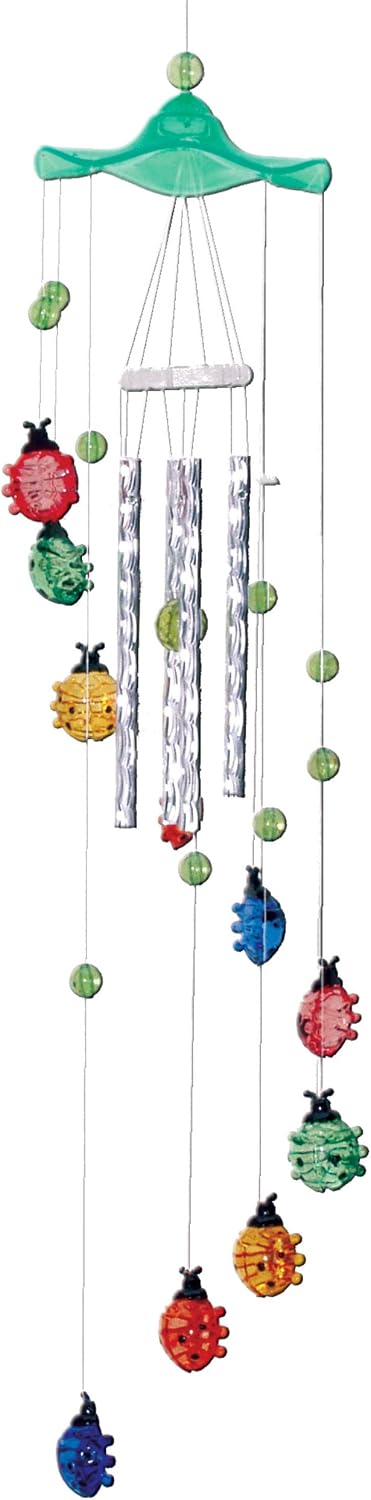 Spoontiques Ladybugs Acrylic Wind Chime