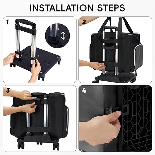 Miniatura 7 de Bolsa de mano con ruedas para profesores 2025 con organizador de archivos de acordeón