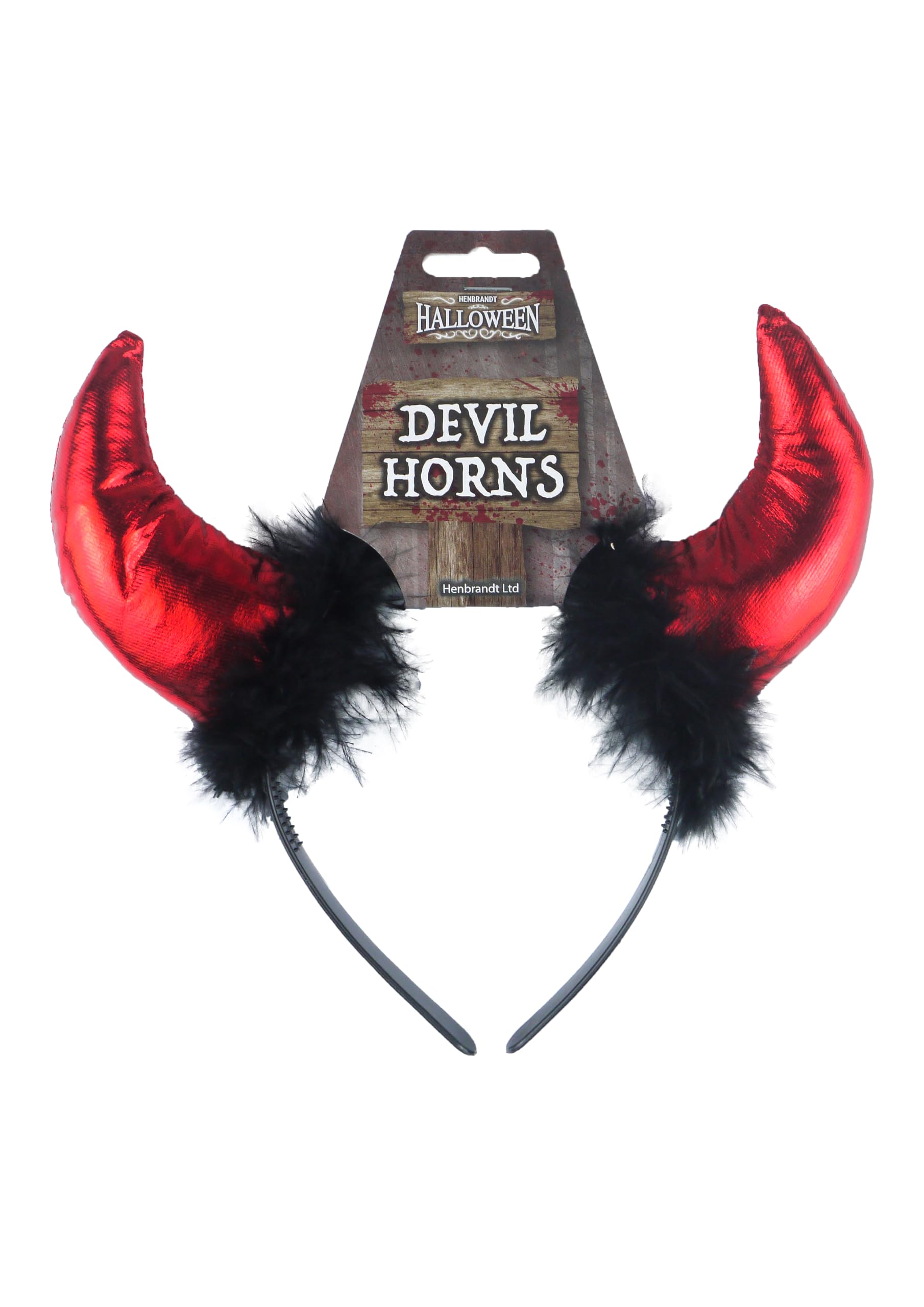 HENBRANDT Devil Horns With Fur Hairband