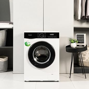 Corberó - Front Load Washing Machine | CLT80514VIN | 8 kg | 1400 RPM | Inverter | 16 Programs | Steam | Anti-Allergic | Deferred Start | White [Energy Class A]