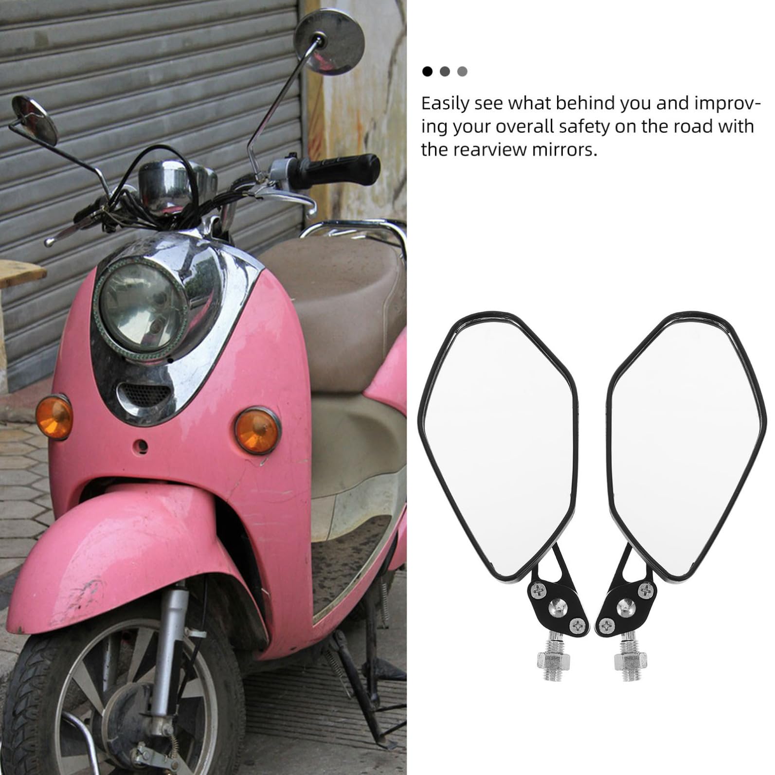 Gatuida 3paia Specchietti Retrovisori Per e Scooter Design Moderno e Stile Unico Sicurezza e Visibilità Migliorate Facile Installazione Materiali Resistenti e Duraturi