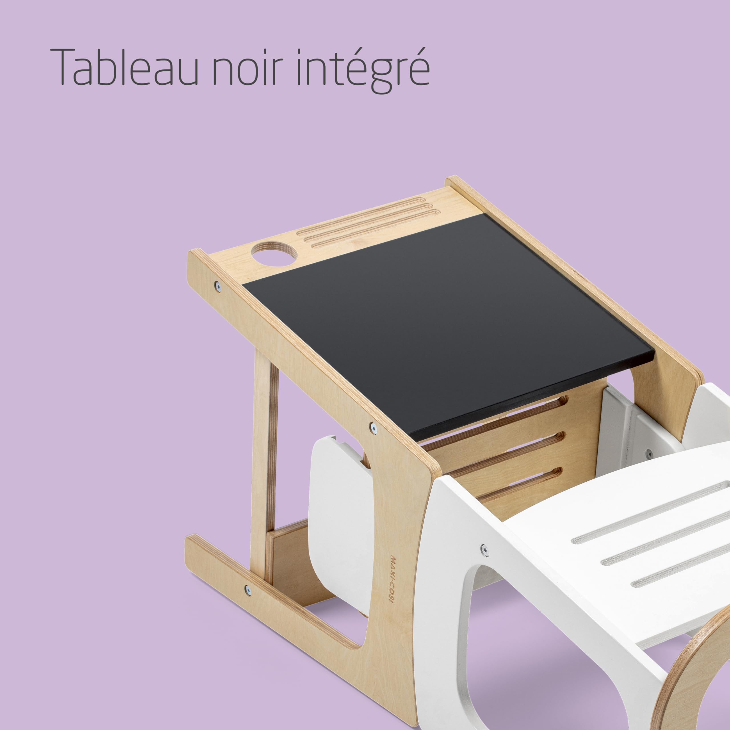 Maxi-COSI Toucan 3-en-1 Tour d'observation Enfant Montessori Bois 1,5-99 Ans 10-150 kg 3 hauteurs Bois Certifié FSC 100%
