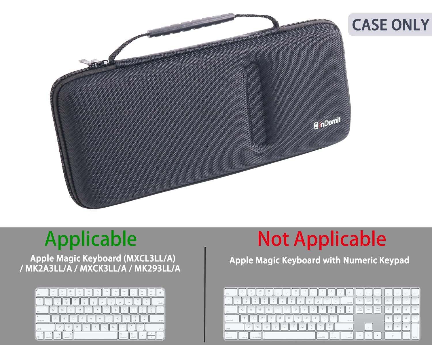 Amazon.com: inDomit Hard Case Compatible with 67 68 Keys Apple