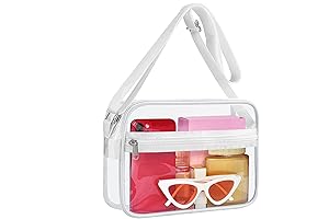 MAY TREE Clear Stadium Approved Bag for Events, Concerts and Sports Games