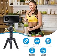 Vista 2 de MAYBESTA Micrófono de solapa inalámbrico Lavalier para iPhone, teléfono Android, portátil, mini micrófono Bluetooth con interfaz USB C para YouTube