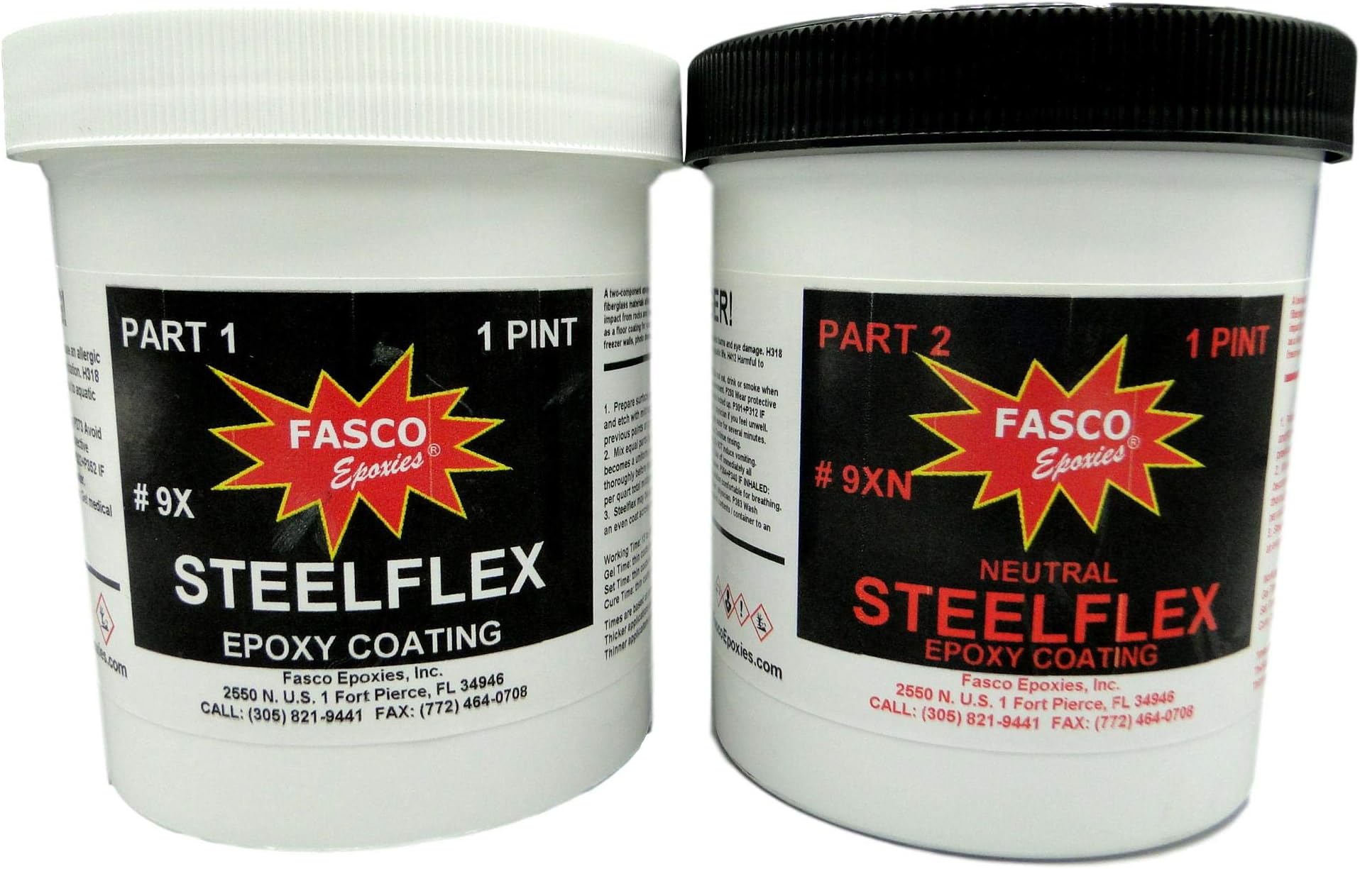 Fasco Epoxies9XN Steelflex Neutral Quart Kit