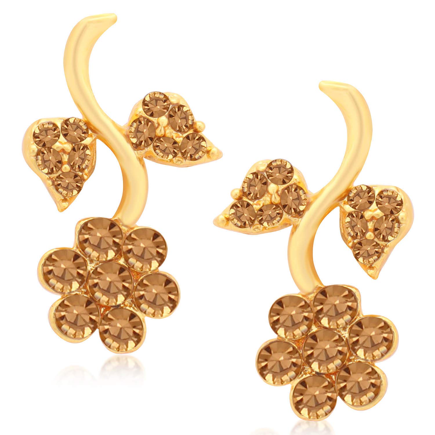 Floral Plated LCT Stone Necklace Set (N79653_D1)