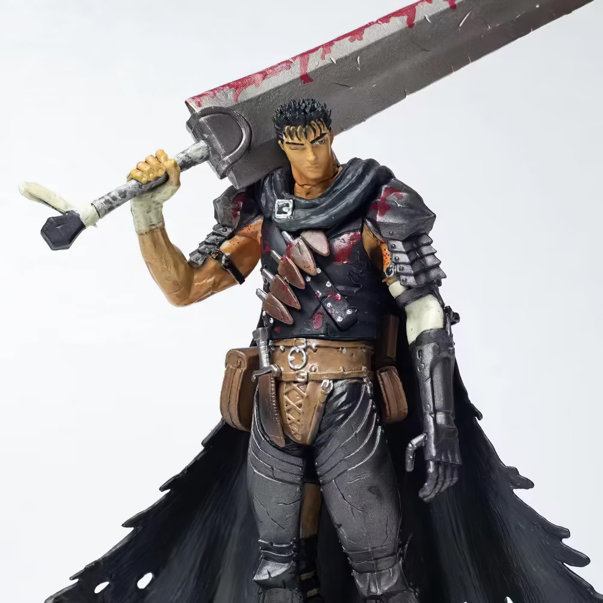 BANDAI UPA★GUTS★BURR★TIG 2006年製 Puruuige Guts, Figura de PVC Espadachín Negro Modelo Estatua de