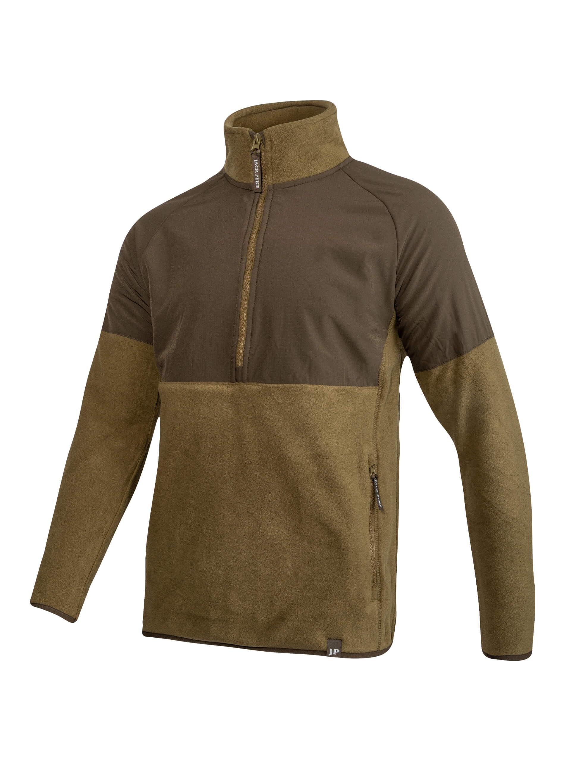 Jack Pyke Bleasdale Half Zip Fleece Top Mustard XX-Large Dark