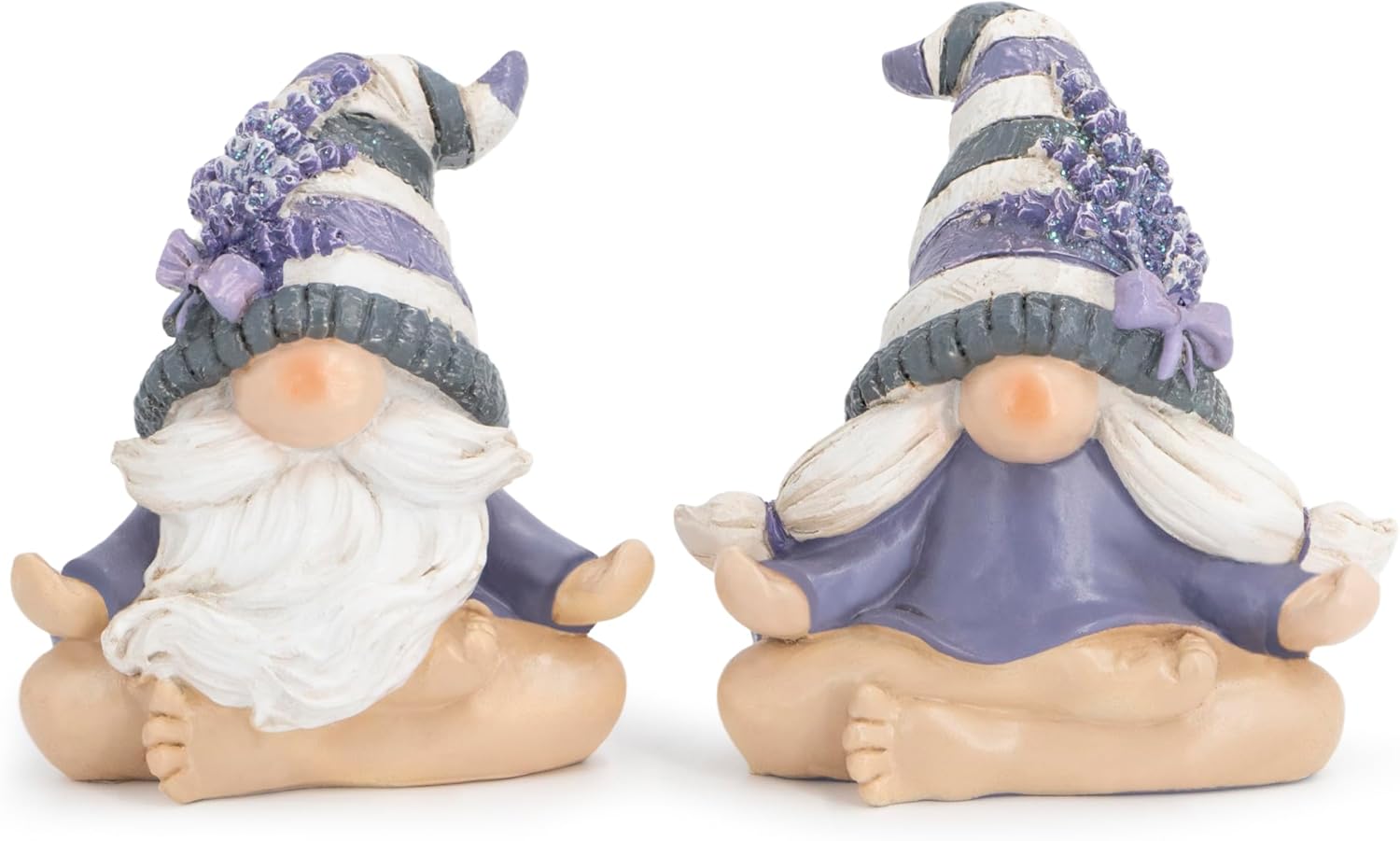 Hodao 2PCS Zen Lavender Meditation Gnomes...