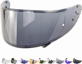 Kompatibel mit Shoei xspirit 3 Visier - Nxr - Ryd - Z7 - Rf1200 - X14 - Cwr 1 - Cwr f - Helmvisier Pinlock Ready - Nxr Visier Anti-Kratzer und Anti-Beschlag (Schwarz 30%)