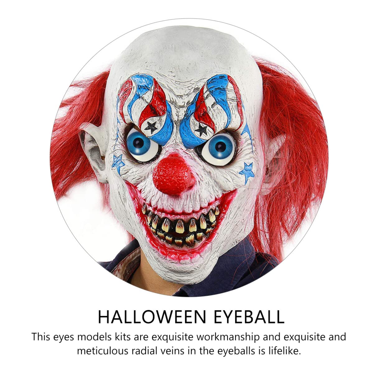 60 PZ BULBI oculari biscotti bulbo oculare zombie Halloween oggetti di