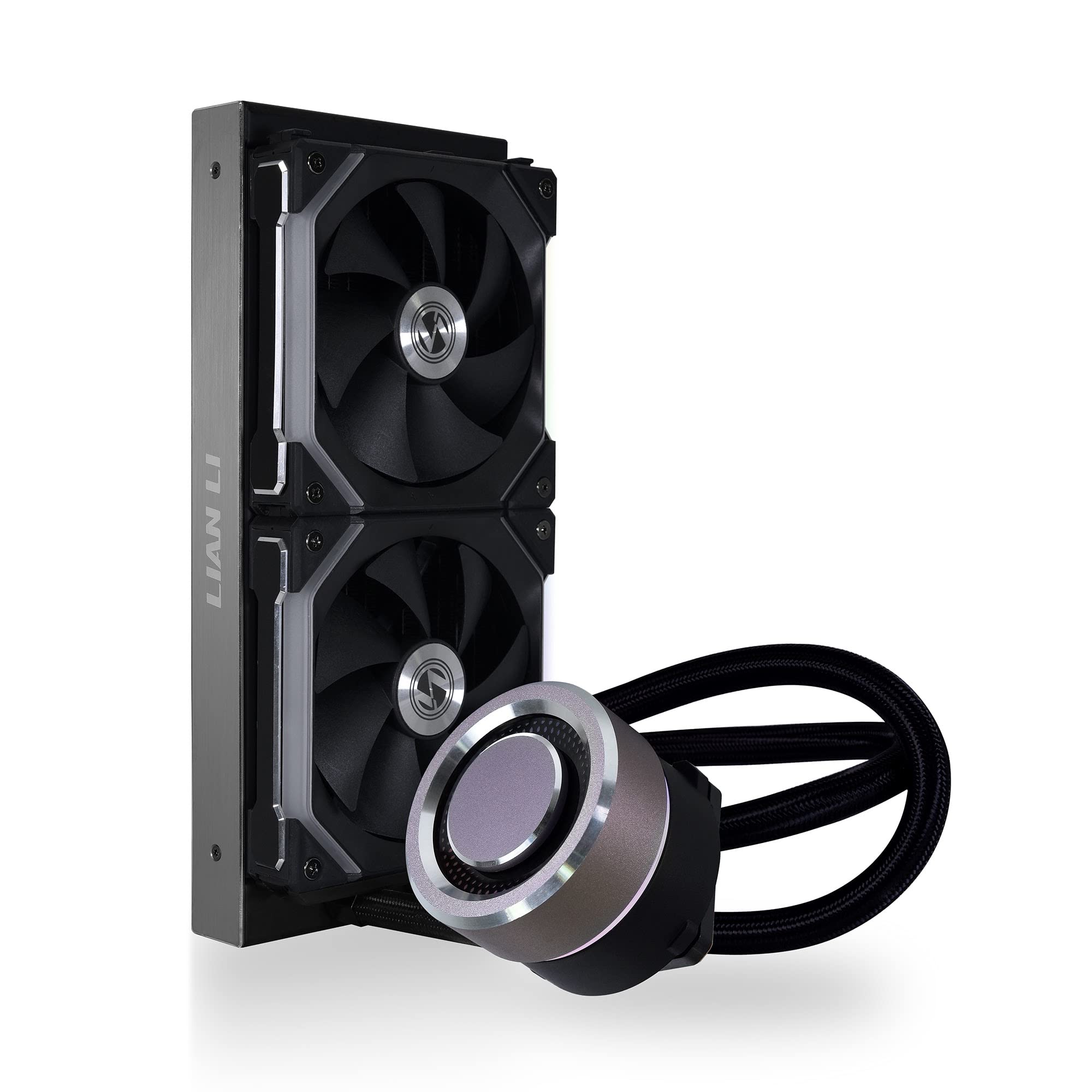 Lian Li LIGALAHAD AIO 240 RGB UNI Ventoinha SL120 Edição Preto