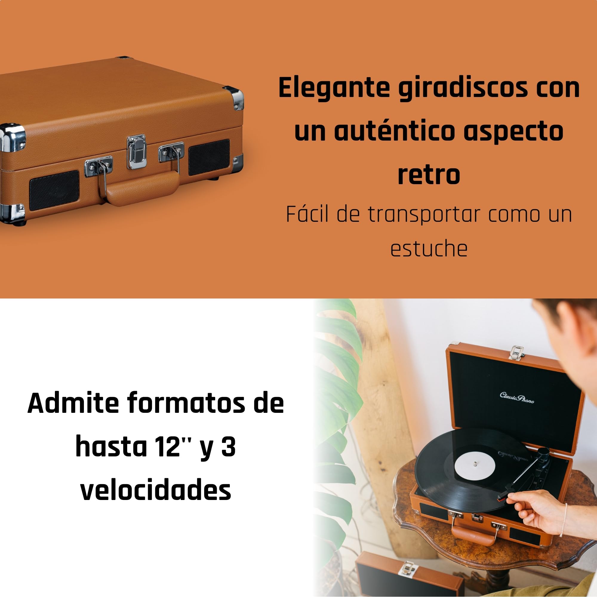 Giradischi Lenco (Tt-10 Wood) Con Amplificatore Integrato 10W X 2 Traz.A Cinghia