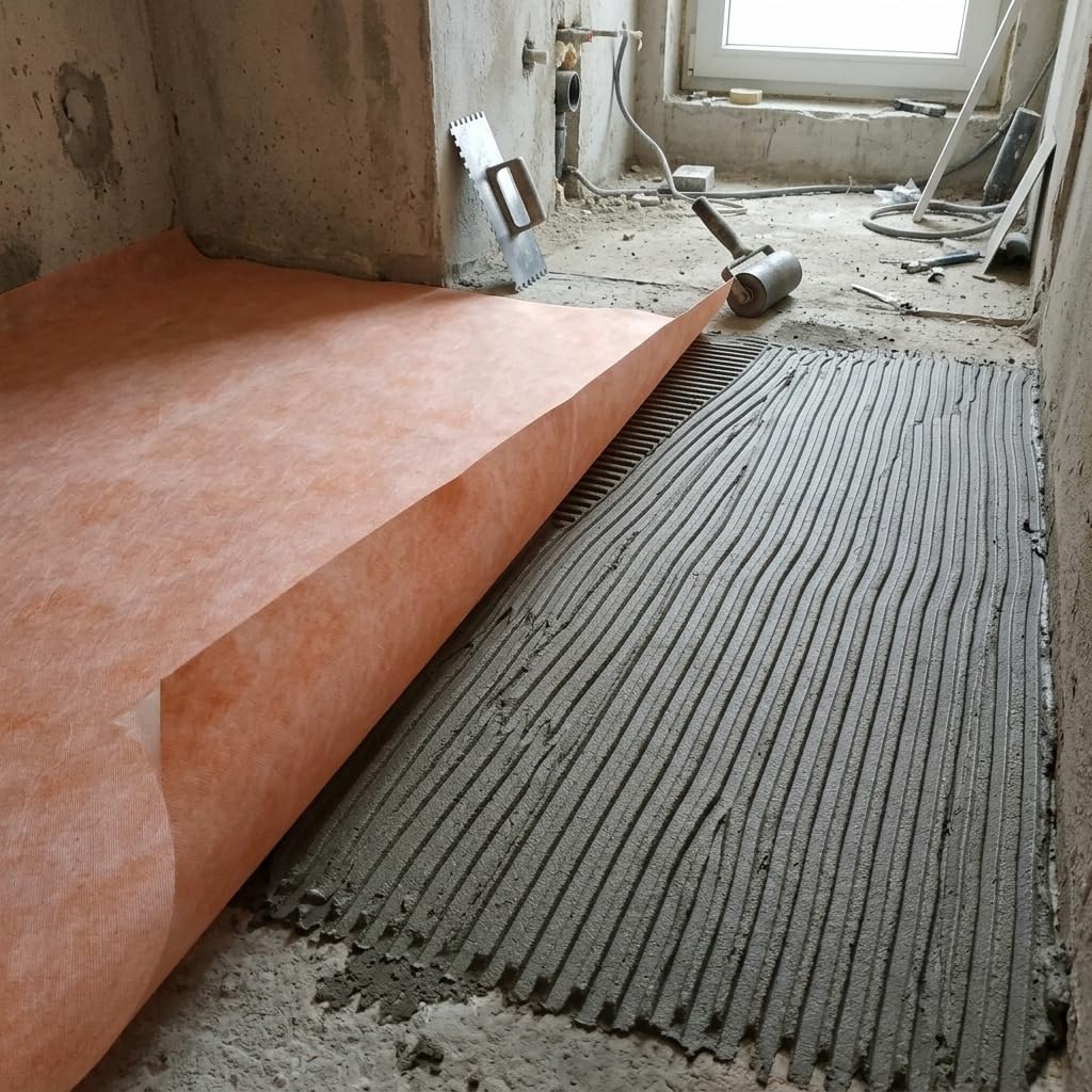 Lámina Impermeable Bajo Baldosa 1 x 30 m, Ducha, Baño y Terraza