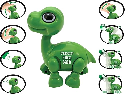 Vista 11 de LEXiBOOK Power Puppy - Mini - My Little Robot Dog - Perro robot con sonidos, música, efectos de luz, repetición de voz y reacción de sonido, juguete