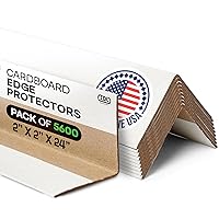 Vista 23 de IDL Packaging Protector de bordes de cartón de 2 x 2 x 9 pulgadas (paquete de 20) - Protectores de esquina para envío, almacenamiento y mudanza