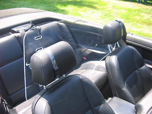 Miniatura 3 de # 1 Clk Parabrisas Deflector de viento Parabrisas Windstop, tamaño grande, compatible con Mercedes CLK