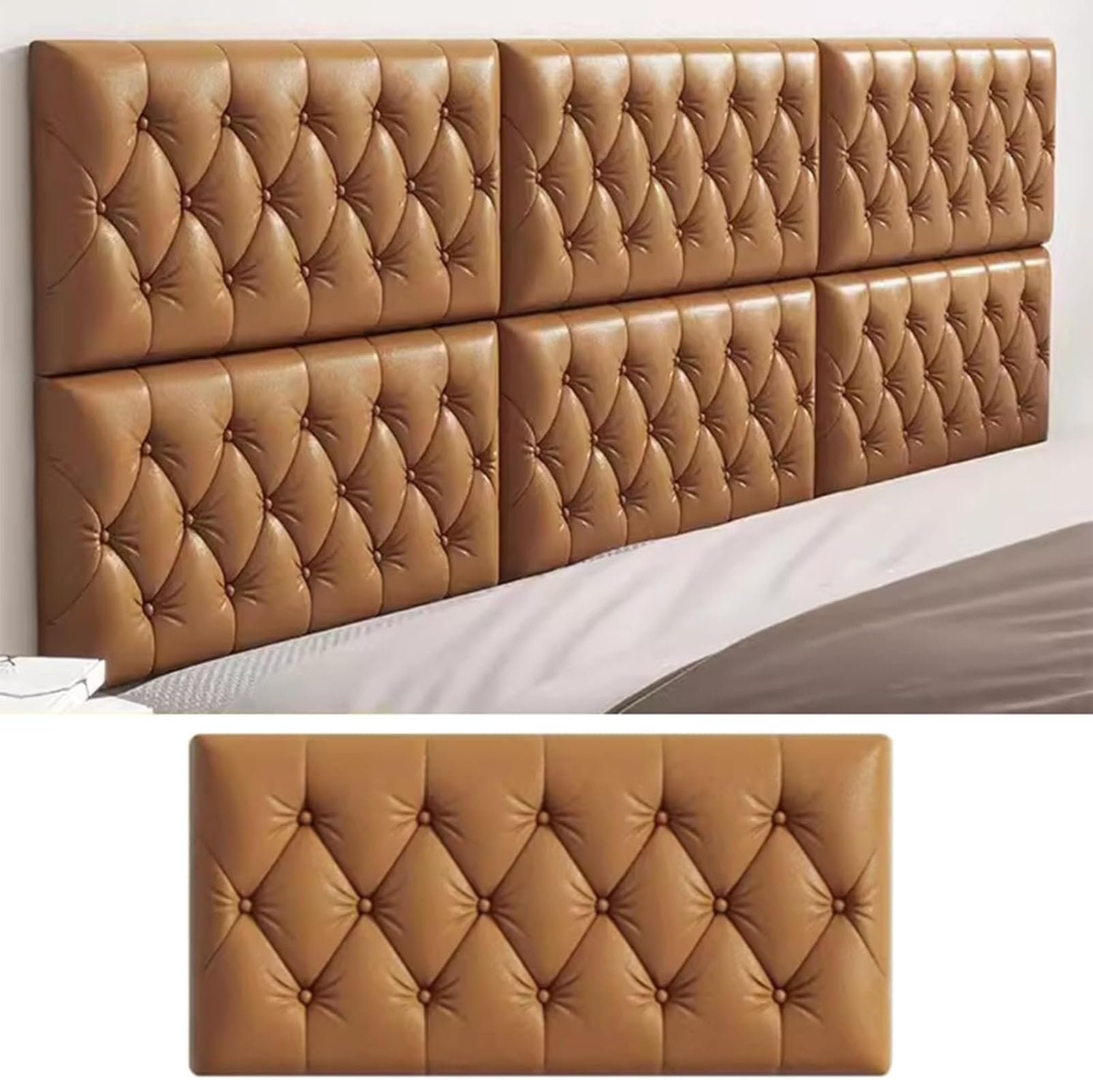 Panneaux muraux de protection rembourrés pour un salon moderne et chaleureux