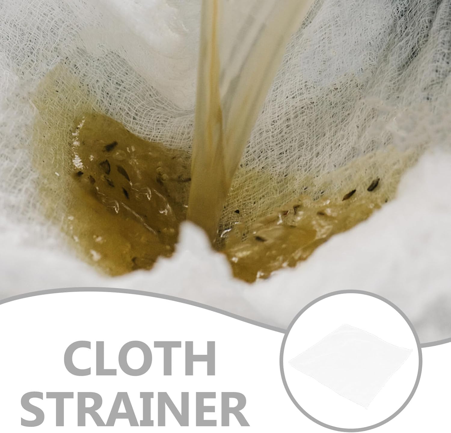 8 Pack Cheesecloth for Straining Cotton Reusable Kitchen Cloth