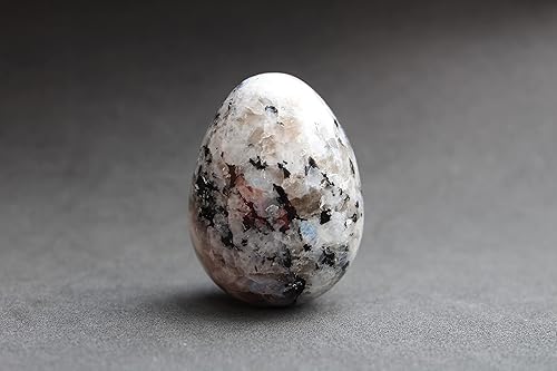 Miniatura 6 de Jet Superb R.Moonstone - Folleto de piedra preciosa sin huevos, terapia de cristal, esfera de servidumbre, magia de Pascua, adivinador de roca del