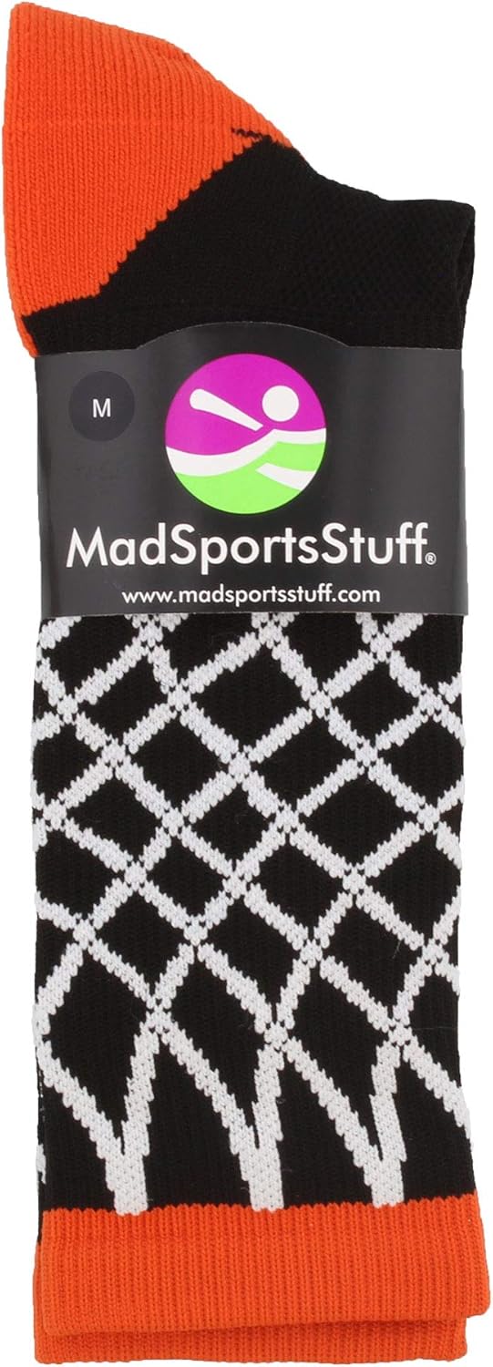 MadSportsStuff Elite Basketball Socks with Net Crew length - made in the USA - Image 4