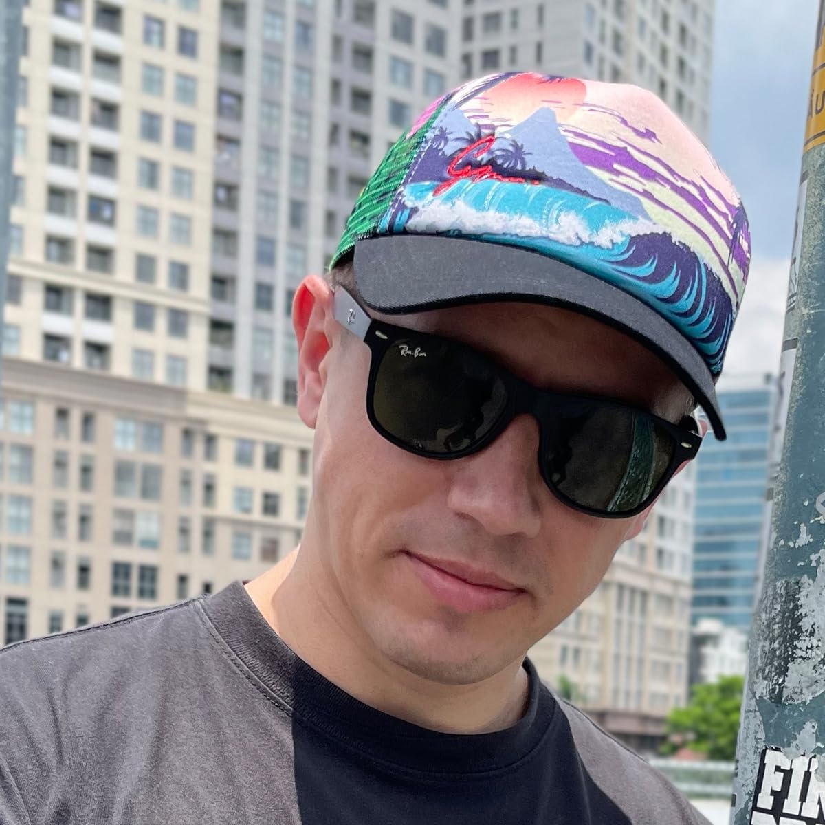 Grace Folly Foam Trucker Hat Snapback Mesh Baseball Cap for Men or Women