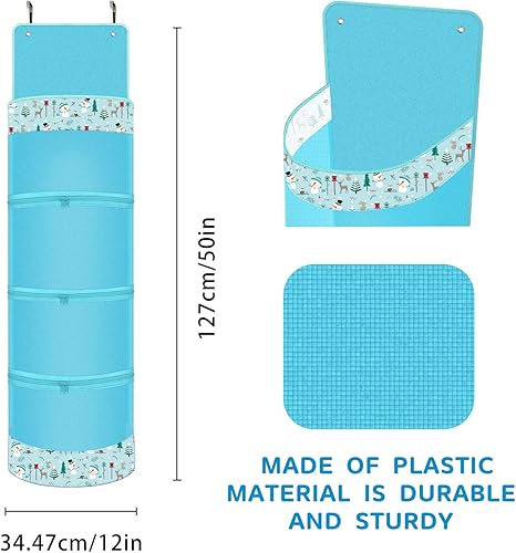 Miniatura 6 de Hanging Organizer, Over The Door Hanging Sports Equipment and Ball Storage, Garage Sports Equipment Organizer for Hold Soccer, Basketball, Football,