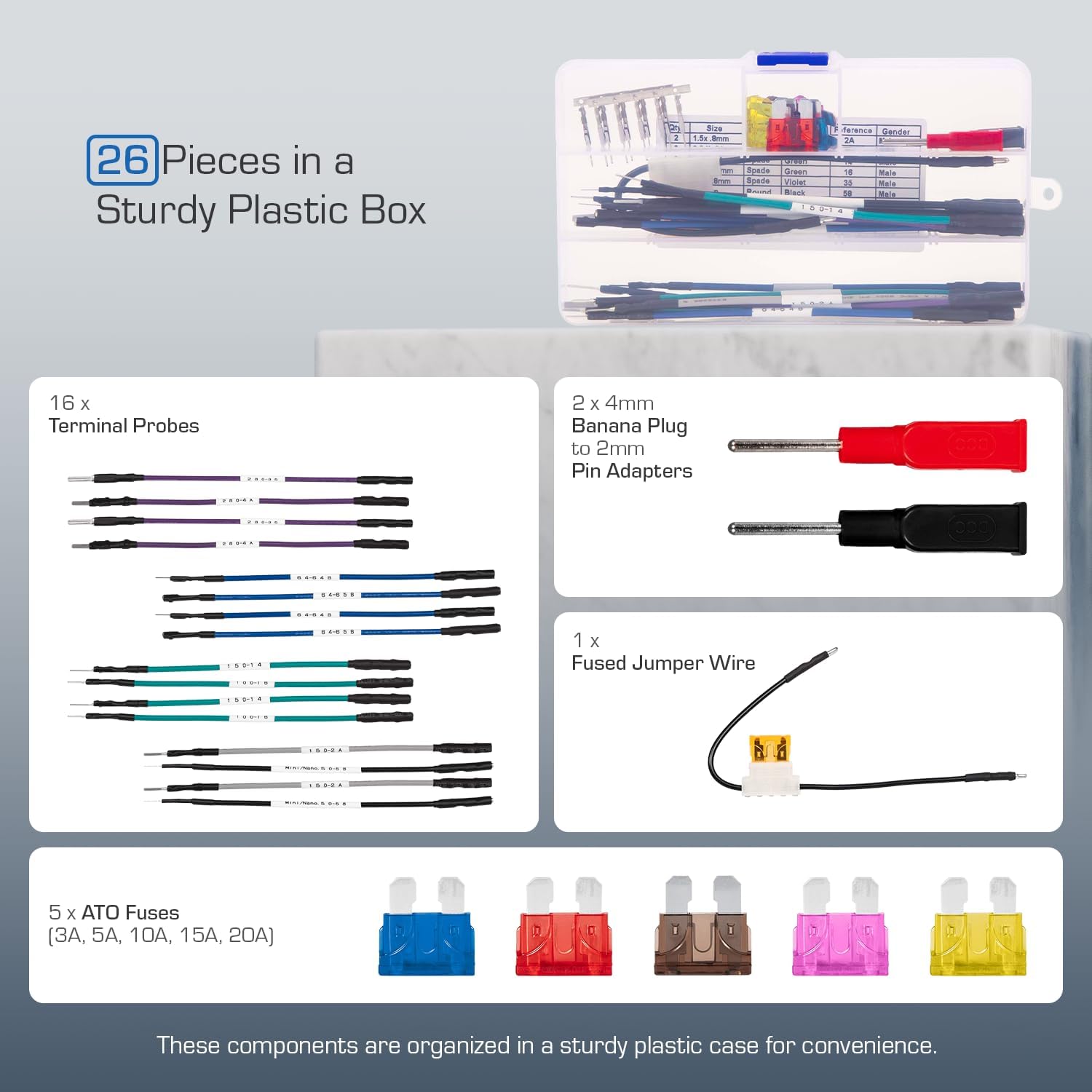 TP-300-A GM Terminal Test Probe Kit | Fits GM Vehicles | Electrical Connector Test Kit | Affordable Alternative to J-35616, EL-35616-300A |