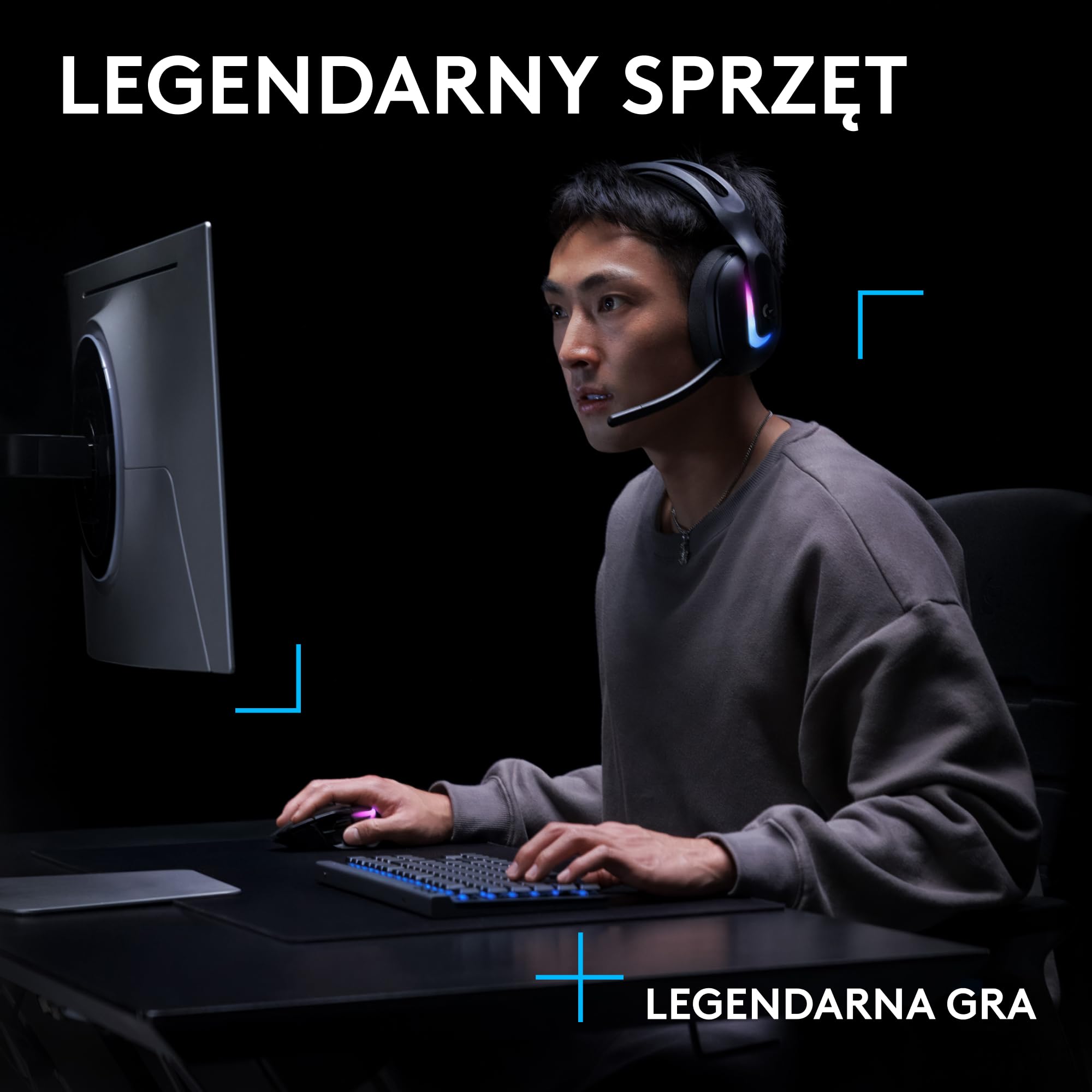 Logitech G G522 bezprzewodowy zestaw słuchawkowy do gier i bezprzewodowa mysz do gier G502 X PLUS–zestaw myszy i słuchawek LIGHTSPEED z podświetleniem RGB LIGHTSYNC – kompatybilne z PC/Windows-Biały