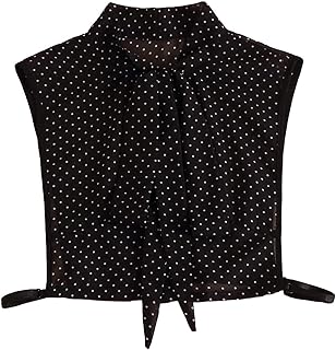 Camicetta Mezze Camicie Colletto Donna Moda Colletto Finto in Pizzo Colletto Staccabile