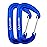 Outmate 12kN 3.2x2 Heavy-Duty Carabiner Clips - Durable, Lightweight Aluminum Alloy Carabiners for Hiking, Camping, Keychains, Dog Leashes, Hammocks & More(Wire gate,2 Blue)
