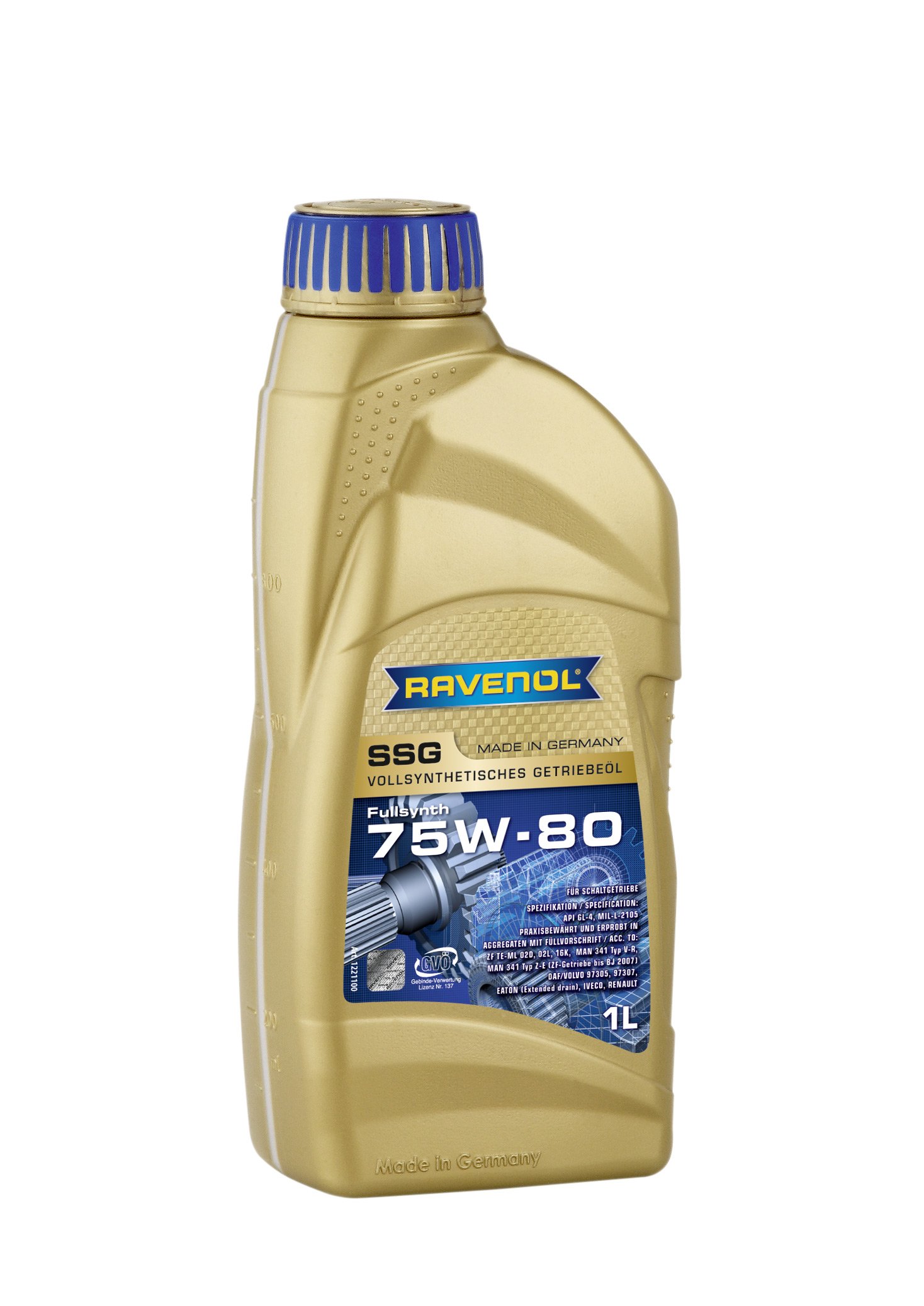 Buy RAVENOL J1C1136001 SAE 75W80 Gear Oil SSG Full Synthetic API GL