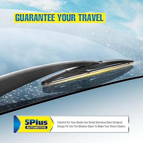 Vista 89 de 5 PLUS® - Limpiaparabrisas trasero de 25.5 cm, repuesto filtro genérico