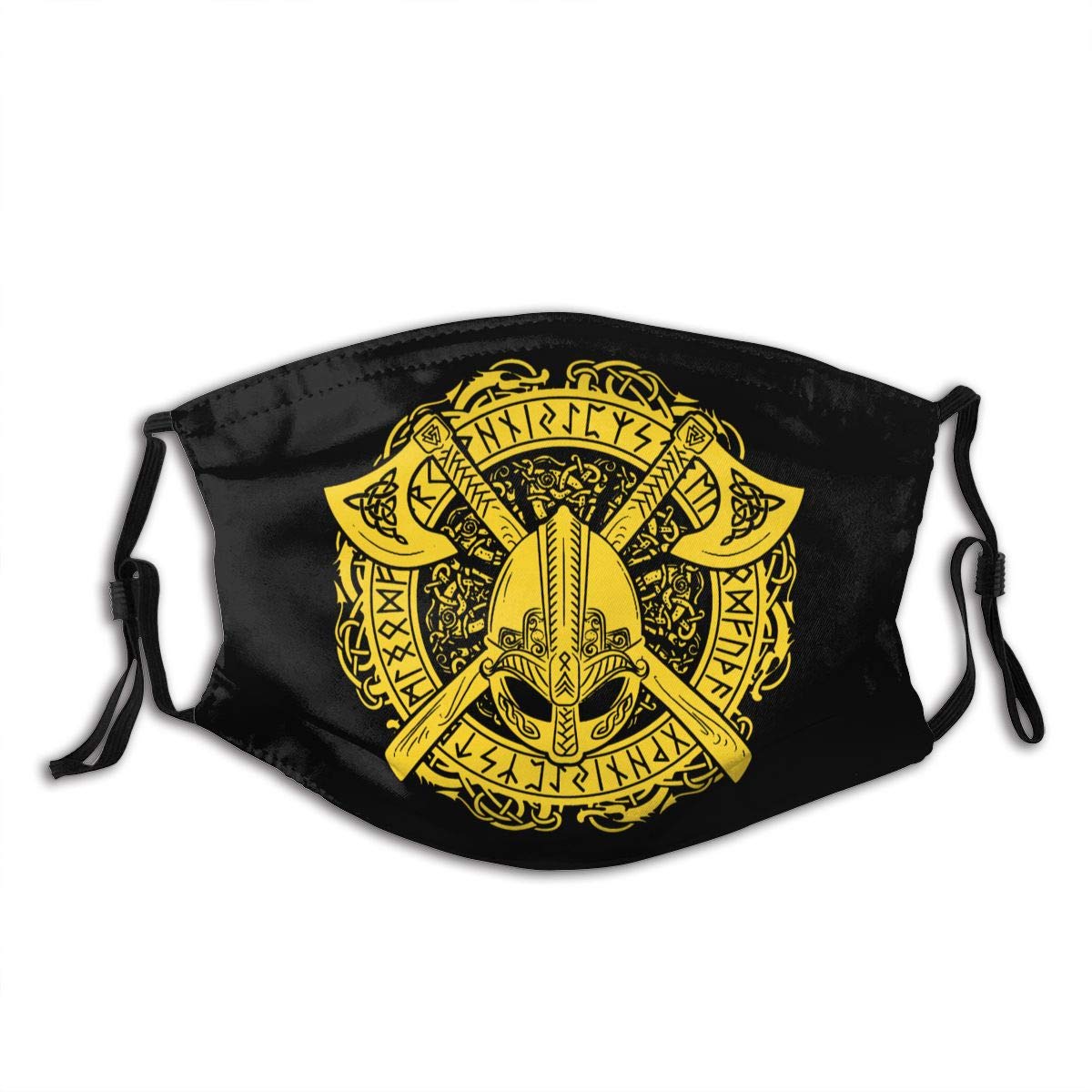 Viking Warrior Outdoor Mask,Protective 5-Layer Activated Carbon Filters Adult Men Women Bandana
