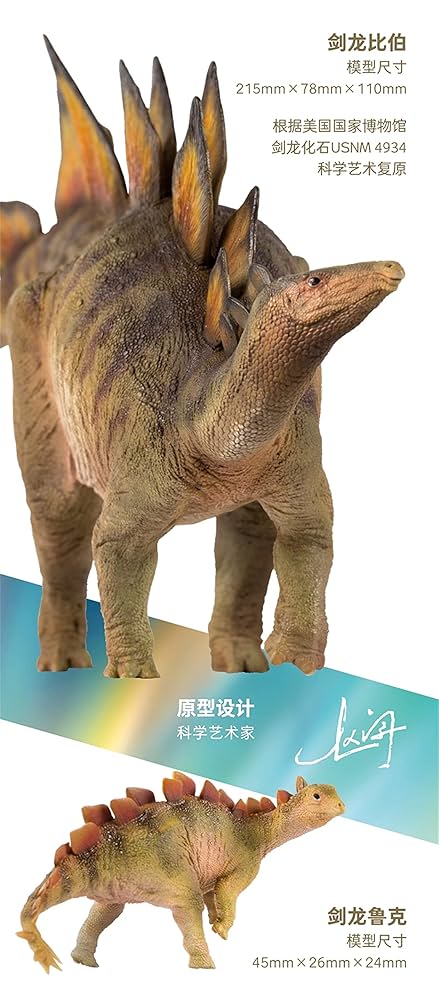 Amazon | PNSO 1/35 サイズ ステゴサウルス 恐竜博物館シリーズ