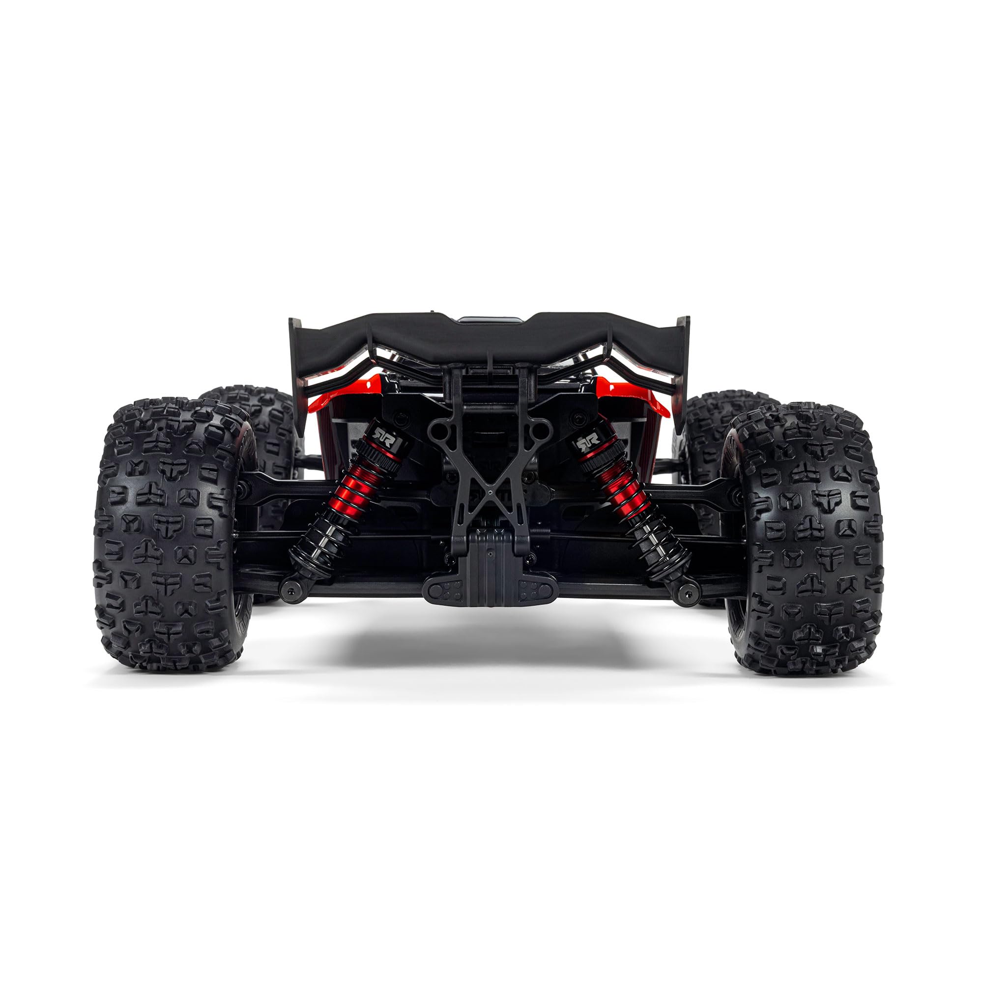 ARRMA Camion de Vitesse sans balais Kraton 3S DSC 4 x 4 RTR 1/16, Noir/Rouge, ARA2508T1 | Voiture télécommandée, batterie et chargeur non inclus ARA2508T1