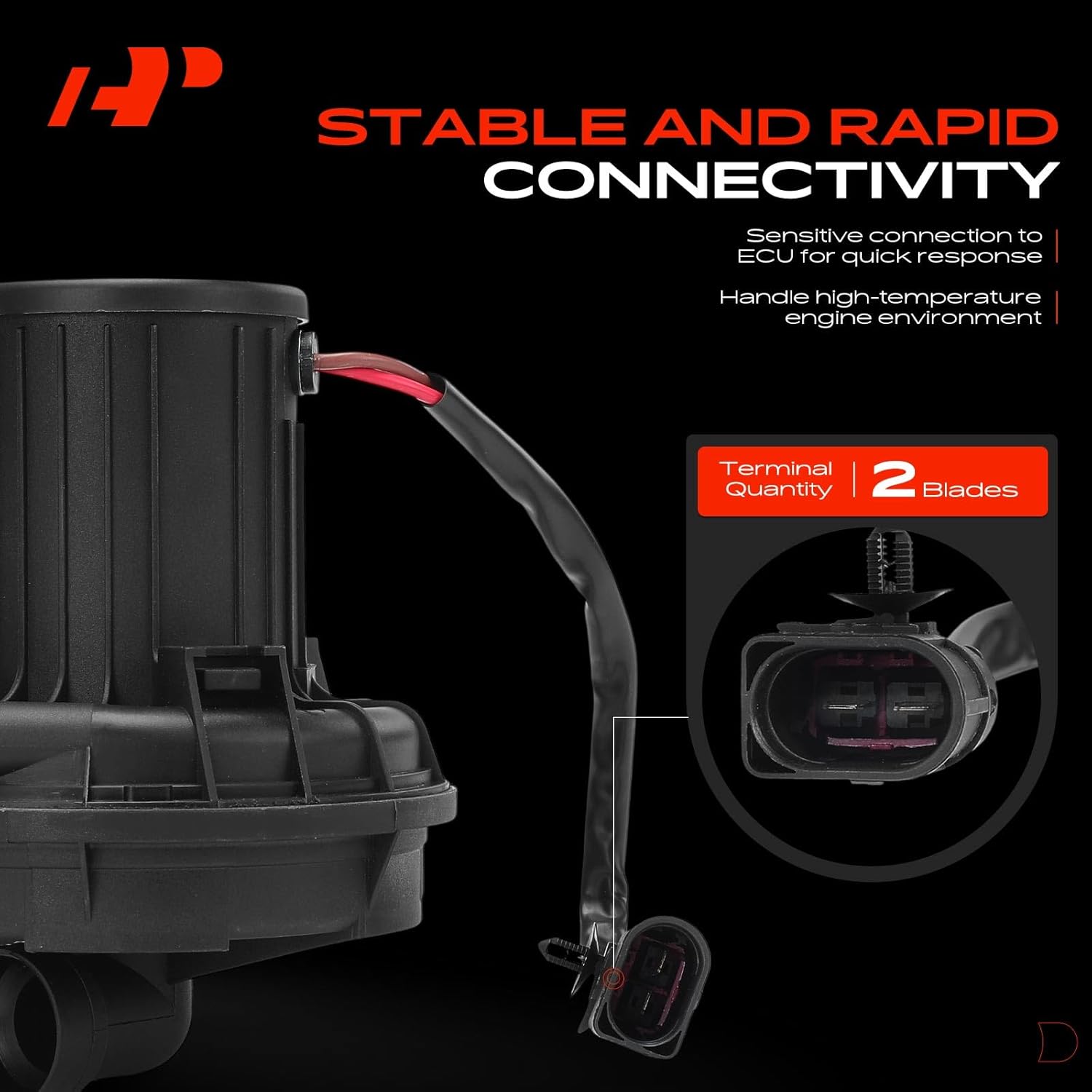 A-Premium Secondary Air Injection Smog Pump Compatible with Audi Q5 2009-2014, A5 Quattro 2008-2010, A6 A7 Quattro 2012-2014, S4 2010-2012, S5 2008-2012, SQ5 2014